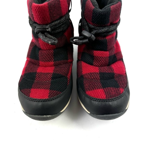 Sorel Whitney Short Ankle Boot 9 Red Dahlia Quilted Bootie Womens - Picture 4 of 10